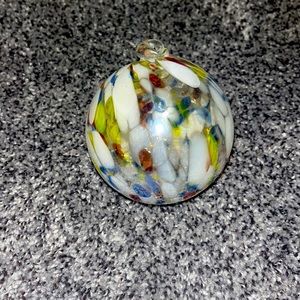 Hand blown glass ornament